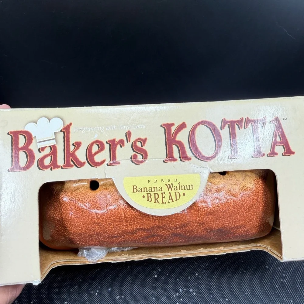 Baker's‎ Kotta Banana Walnut Bread Microwave Room Freshener Ceramic Set with Oil